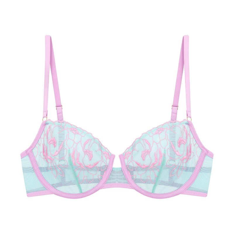Dora Larsen Marta Floral Embroidery Underwire Bra image number 0